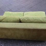 Superb vintage 70s two-seater retro space age sofa