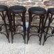 Suite of 4 bar stools
