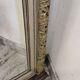 Large antique wooden mirror