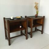 Paire de tables de chevet