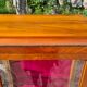 Marquetry showcase Louis XV style twentieth century