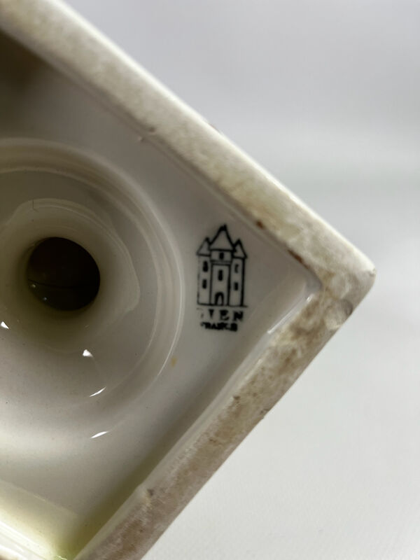 Vase Médicis de la marque Gien blanc en porcelaine