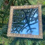 Miroir ancien en bois doré
