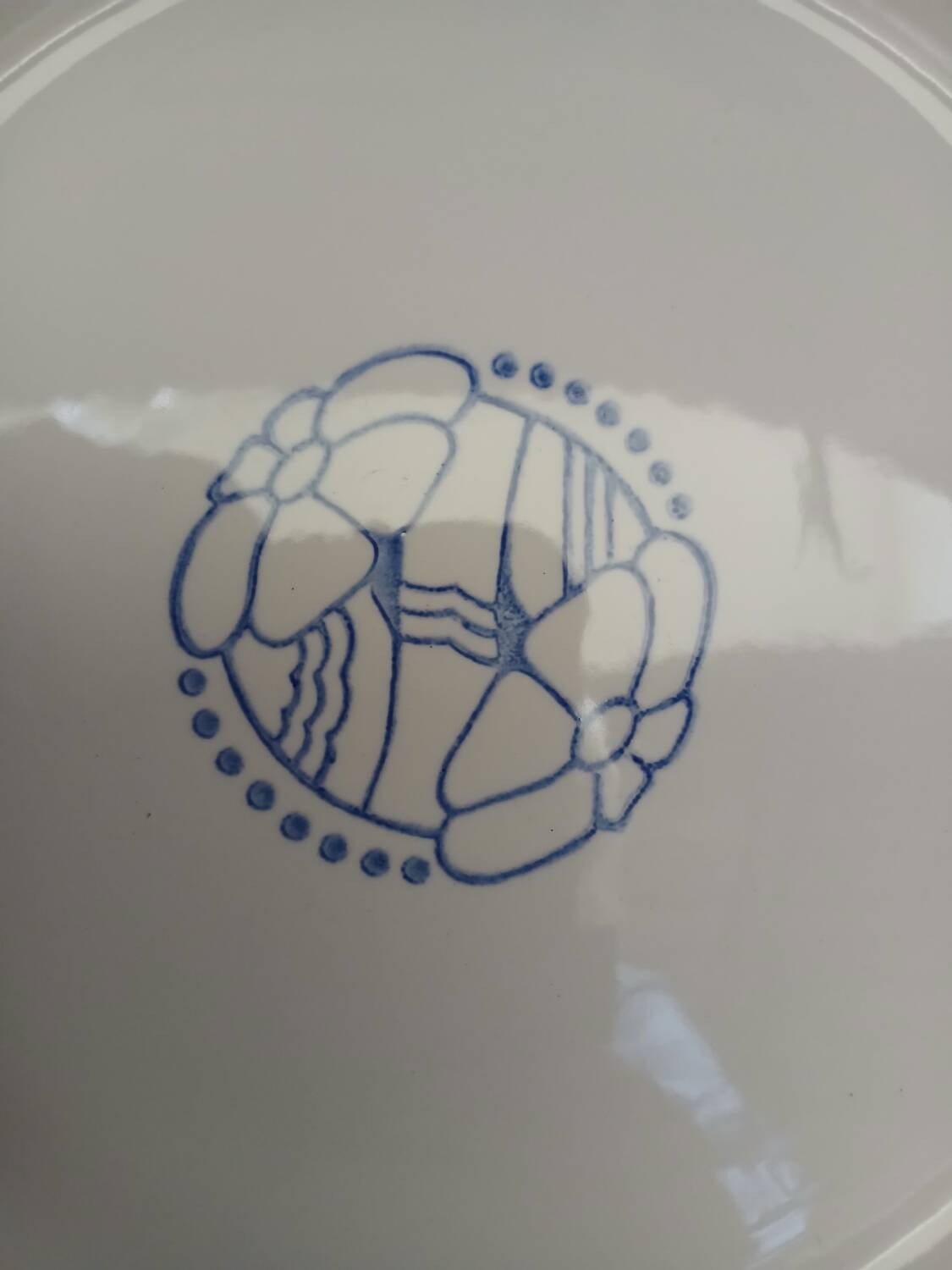 8 old Digoin and Sarreguemines dinner plates