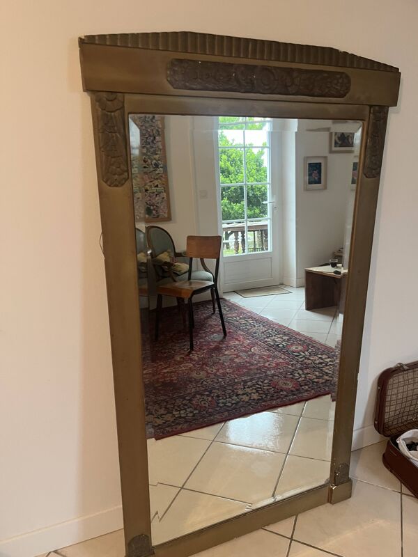 Miroir ancien art déco
