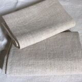 Pair of small hemp farm tablecloths