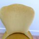 Mustard velvet toad armchair