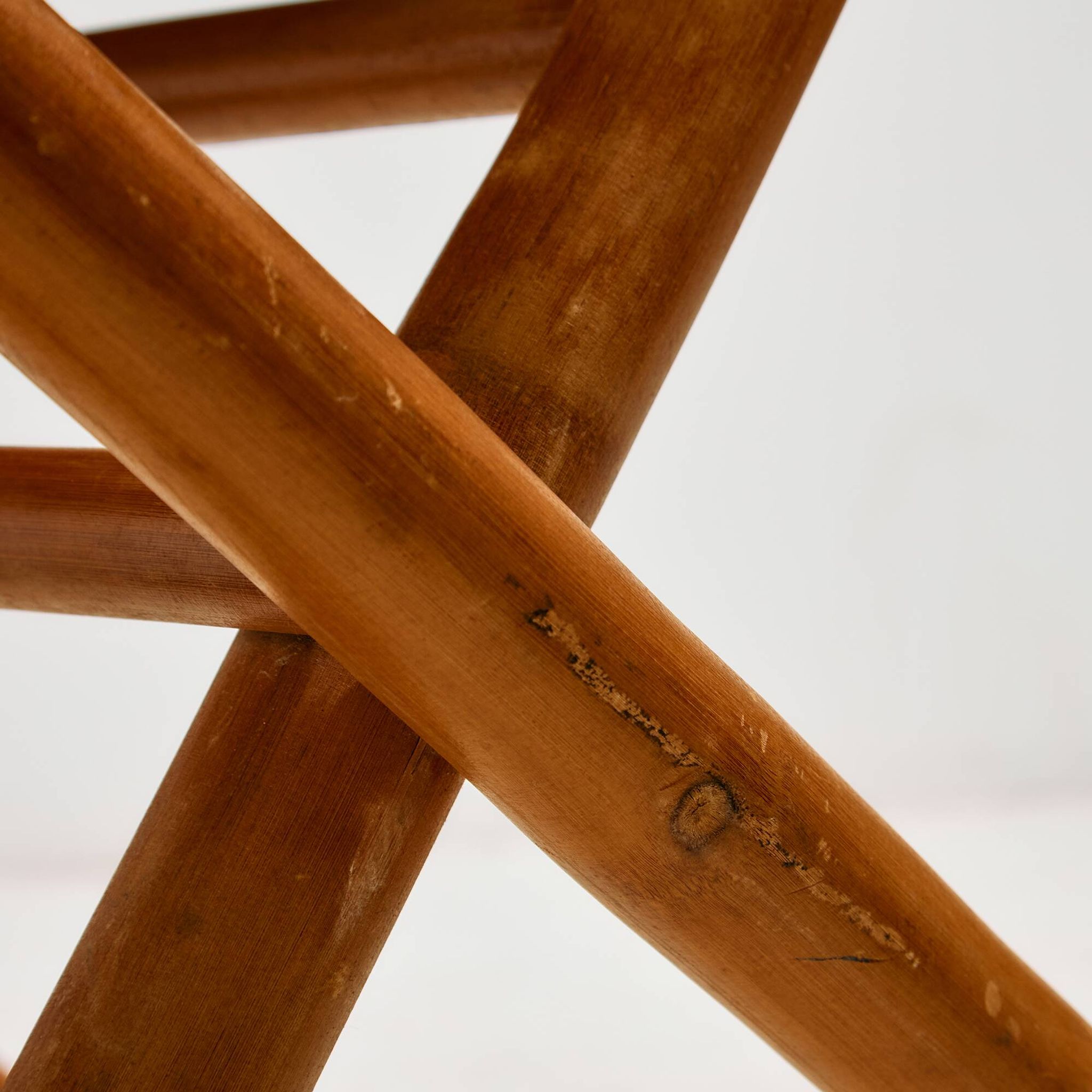 Foldable bamboo chair