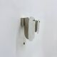 Set of 2 J.T. Kalmar ice glass wall lamps sconce, 1970s, Germany