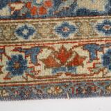 2x7 Navy Blue & Red Persian Runner Rug, 60x208Cm