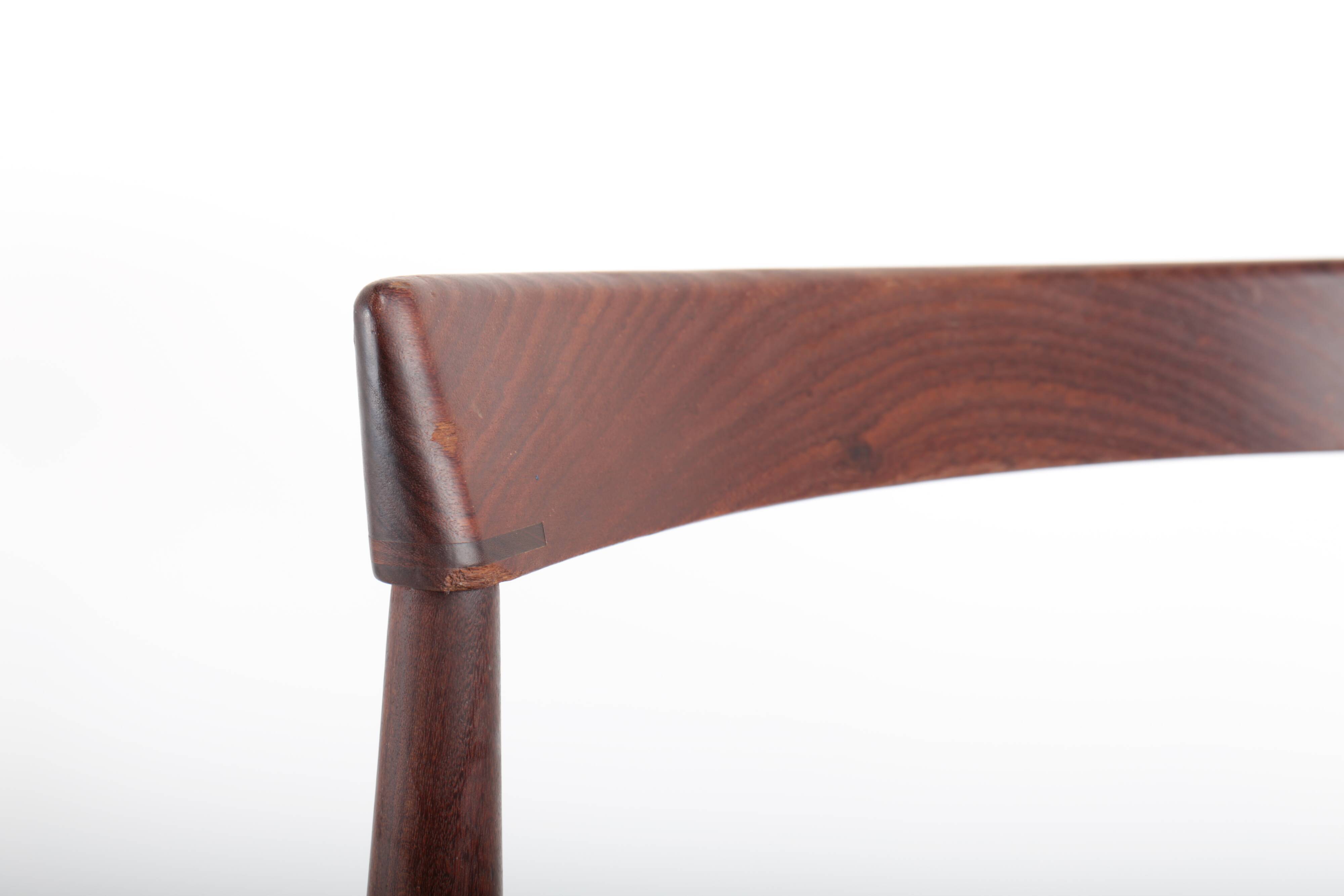 Pair of "Roundette" chairs by Hans Olsen for Frem Rolje, Denmark