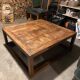 Versailles parquet wooden coffee table