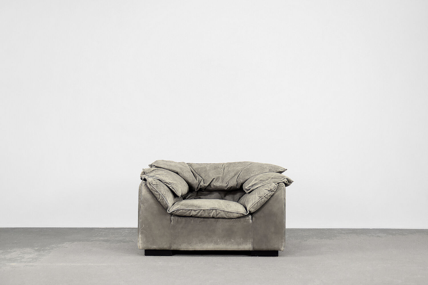 Vintage Danish Monza Leather Armchair by Jens Juul Eilersen for Niels Eilersen, 1970s