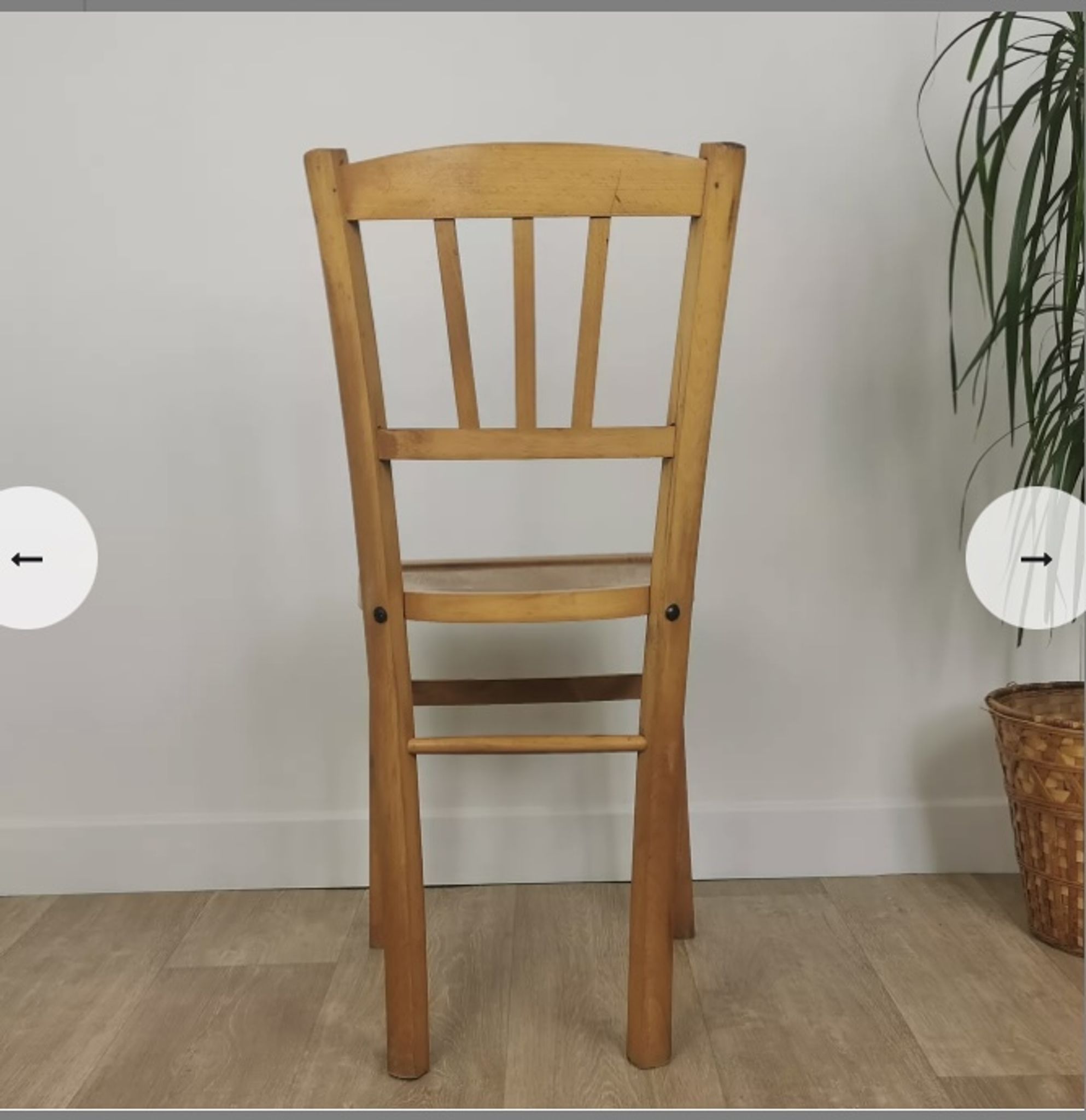 Lot de chaises bistrot  Luterma