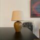 Vintage pyrity stoneware lamp