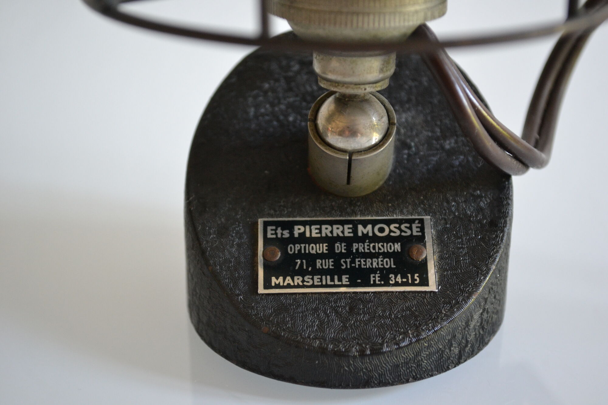 Paire de lampes vintage 50's de laboratoire bbt krauss