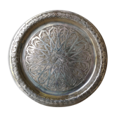 Assiette marocaine laiton