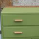 Renovated antique buffet – Herbarium Green (Libéron)