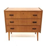 Scandinavian teak chest of drawers, Sweden, 1960