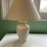 Beige porcelain floor lamp