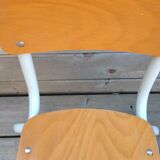 Duo of child school boy chairs