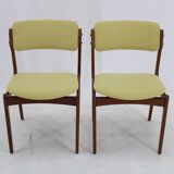 1960s Erik Buch Set of Six Restored Teak Dining Chairs, Denmark