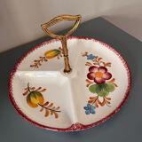 Serviteur ancien fleurs de Gien