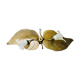 Plafonnier feuillage doré