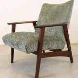 Vintage teak mid century armchair