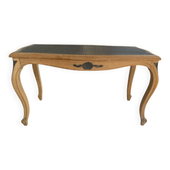 Baroque style wooden bench