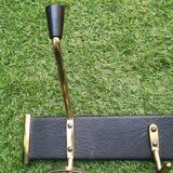 Brass coat rack