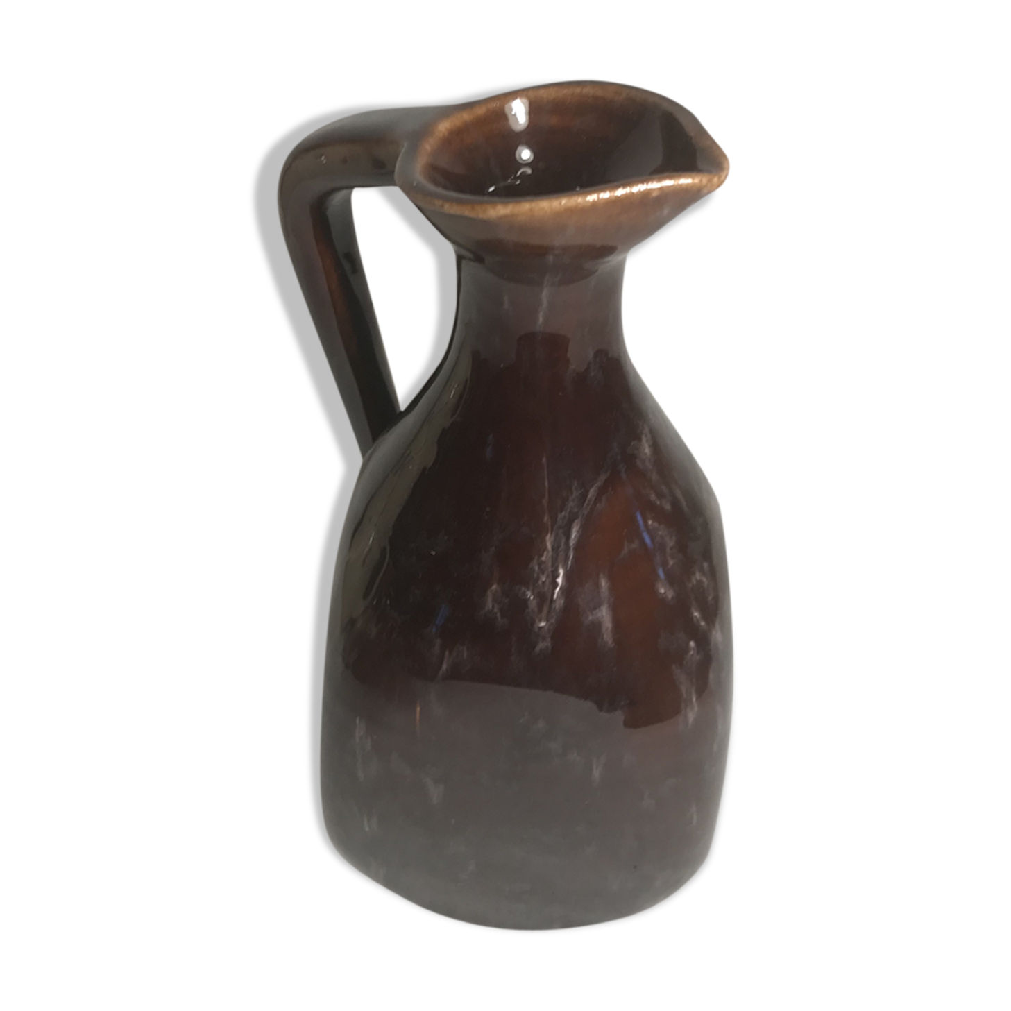 Vase en grès vintage années 70