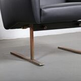 Lot de 4 fauteuils Wilkhahn Flexor et une table basse par Georg Leowald