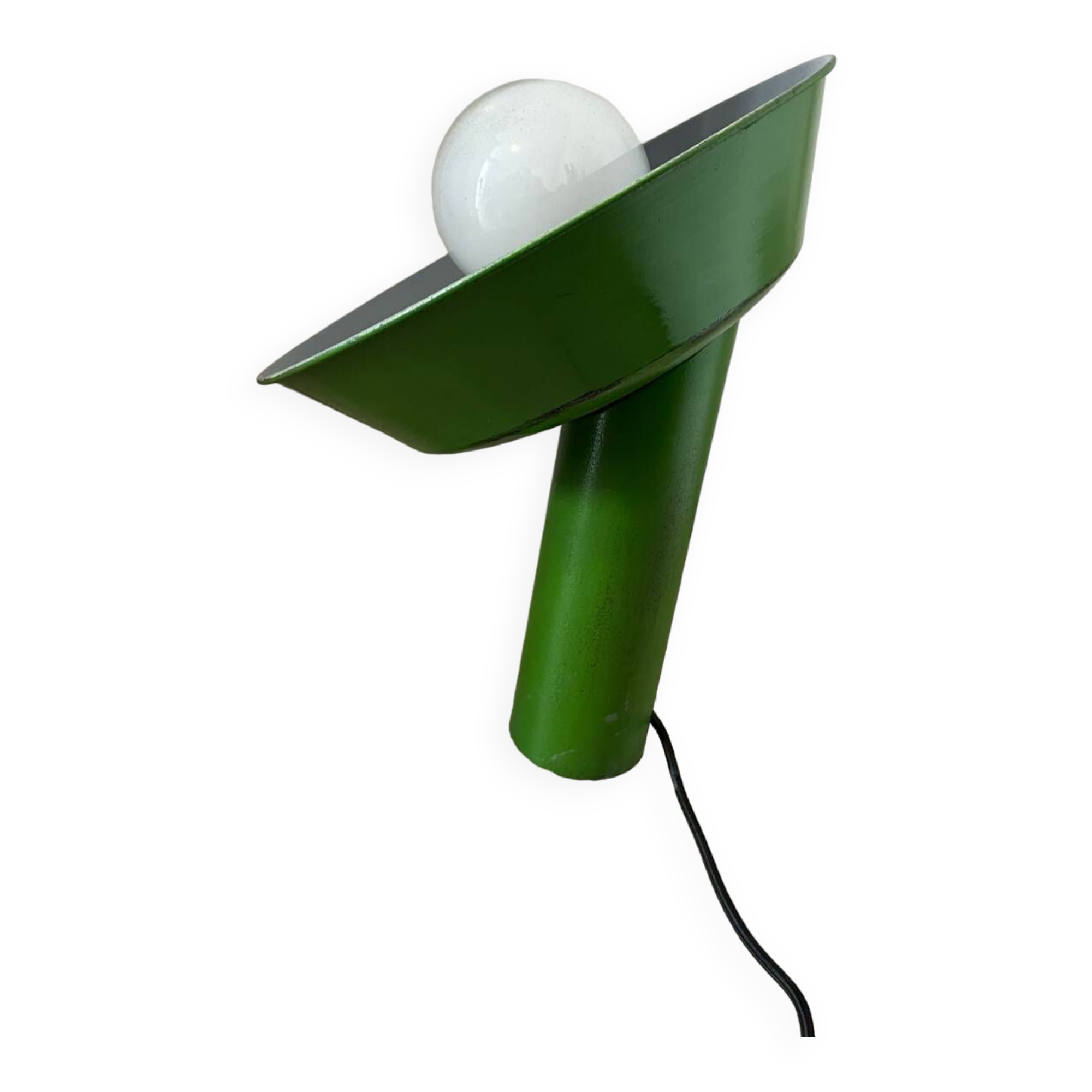 Green designer lamp