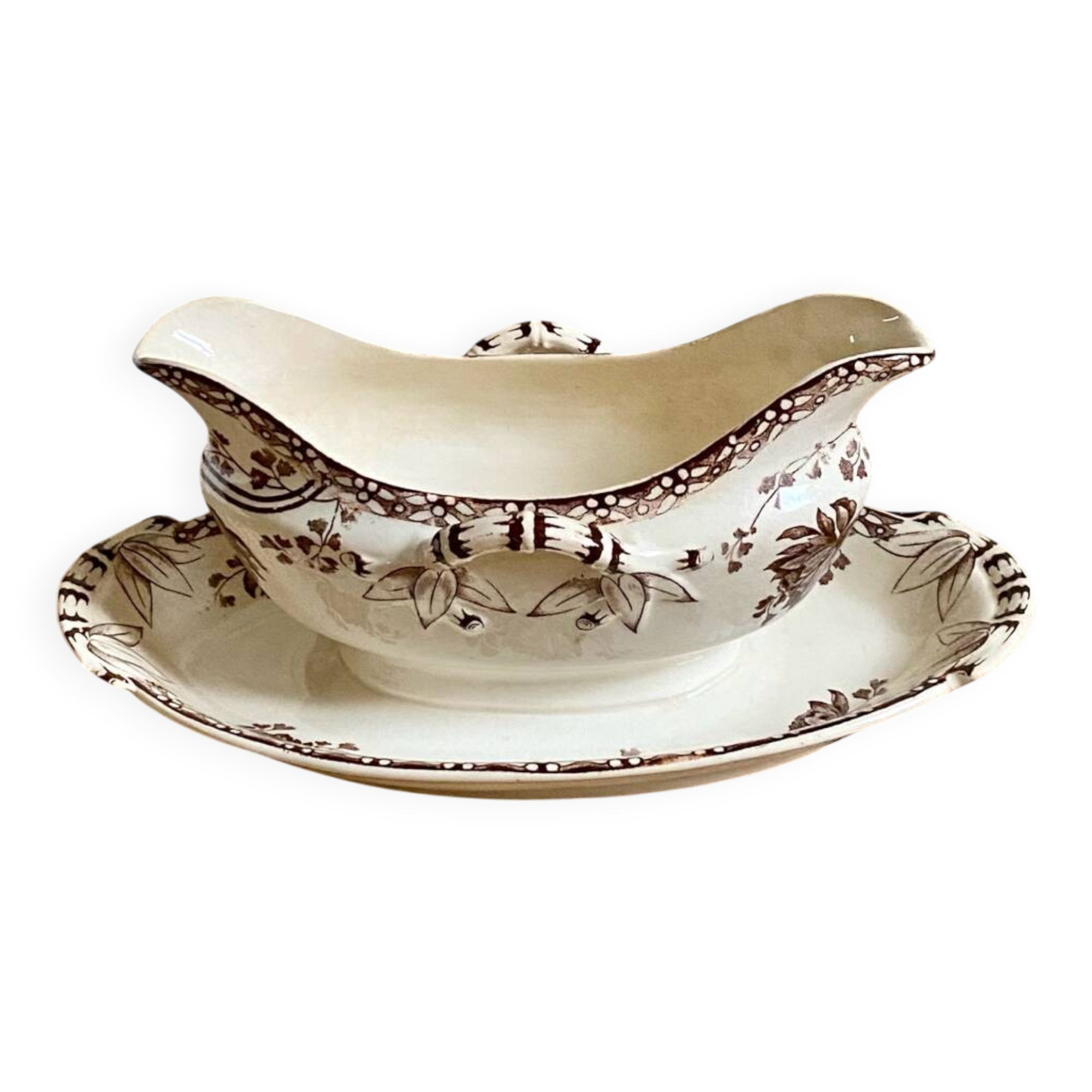 Antique gravy boat