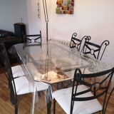 Dining table and chairs