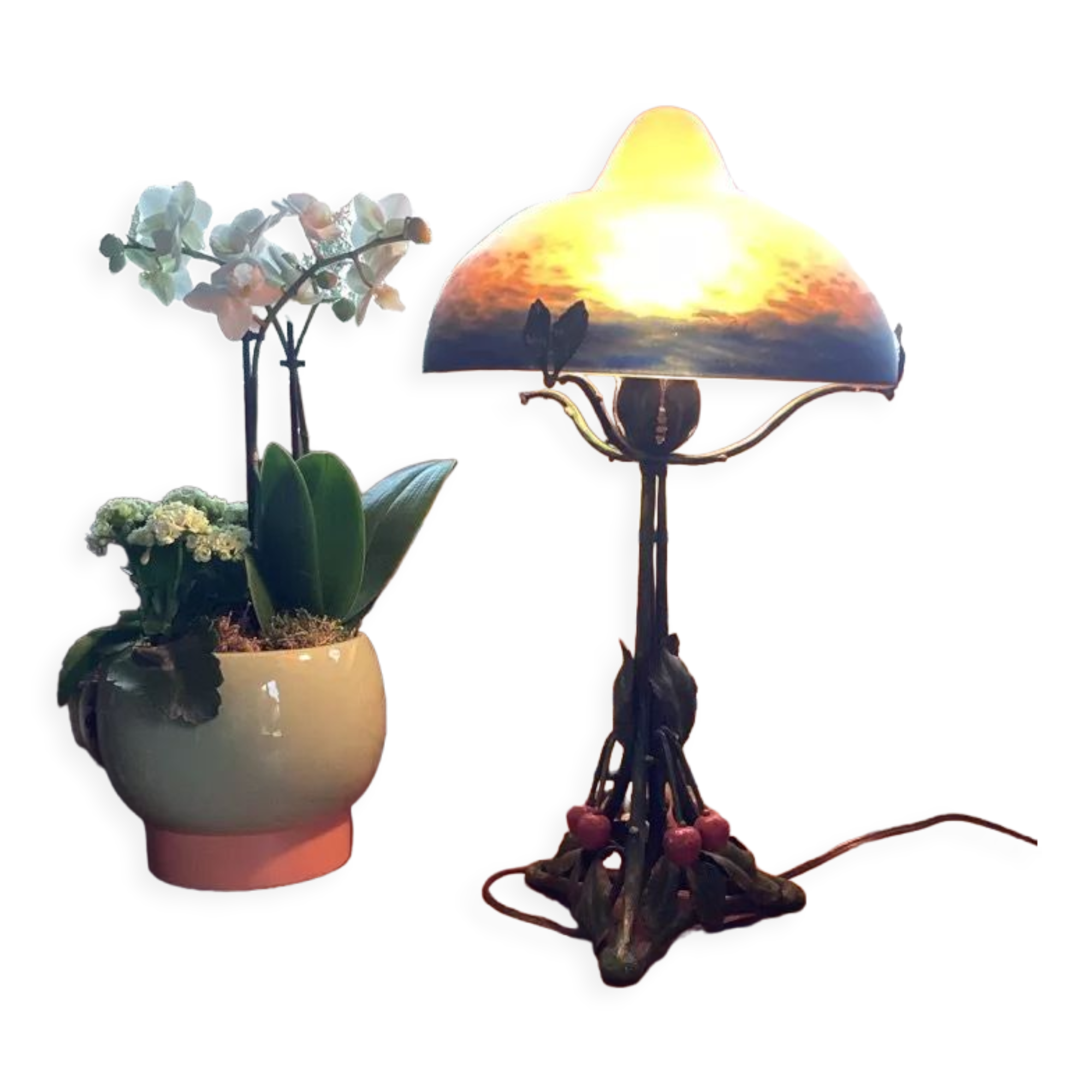 Art deco lamp schneider