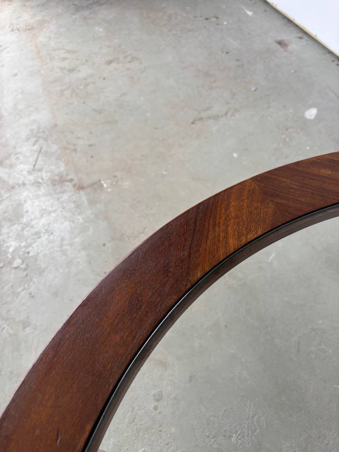 Round coffee table in solid teak, Astro model by Victor Wilkins.