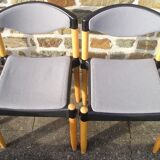 Set of 6 Strax chairs produced by Casala in 1989 design Hartmut Lohmeyer