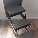 Stool with built-in stepladder from the 70s