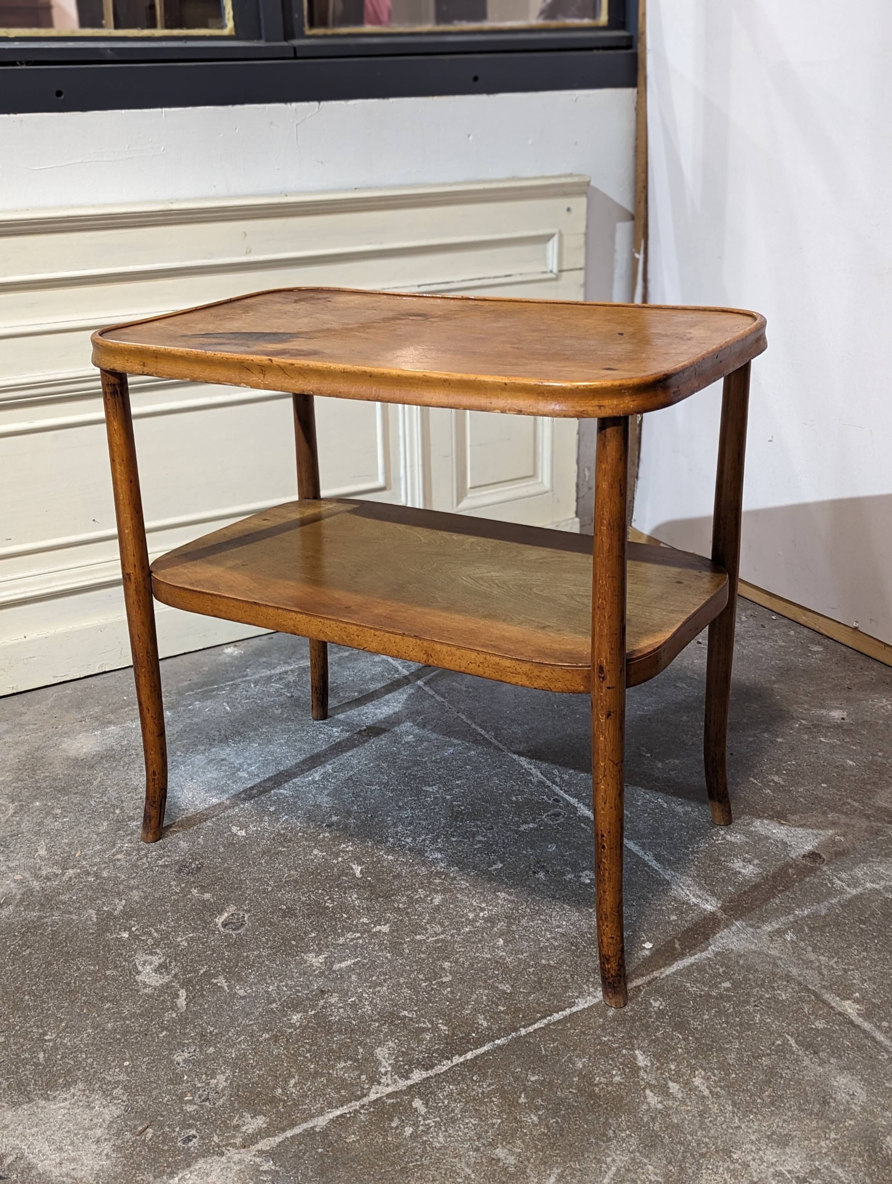 Fischel bentwood serving table