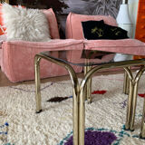 Duo of pull-out tables