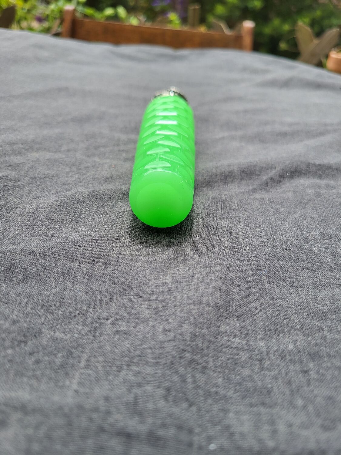 Opaline salt bottle