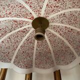 Vintage pink granite pendant light