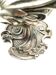 Wiskeman, pair of rococo chandelier, silver metal