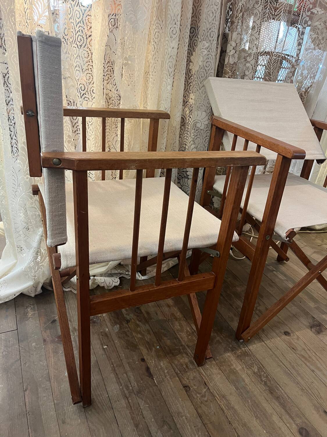 Vintage folding chairs