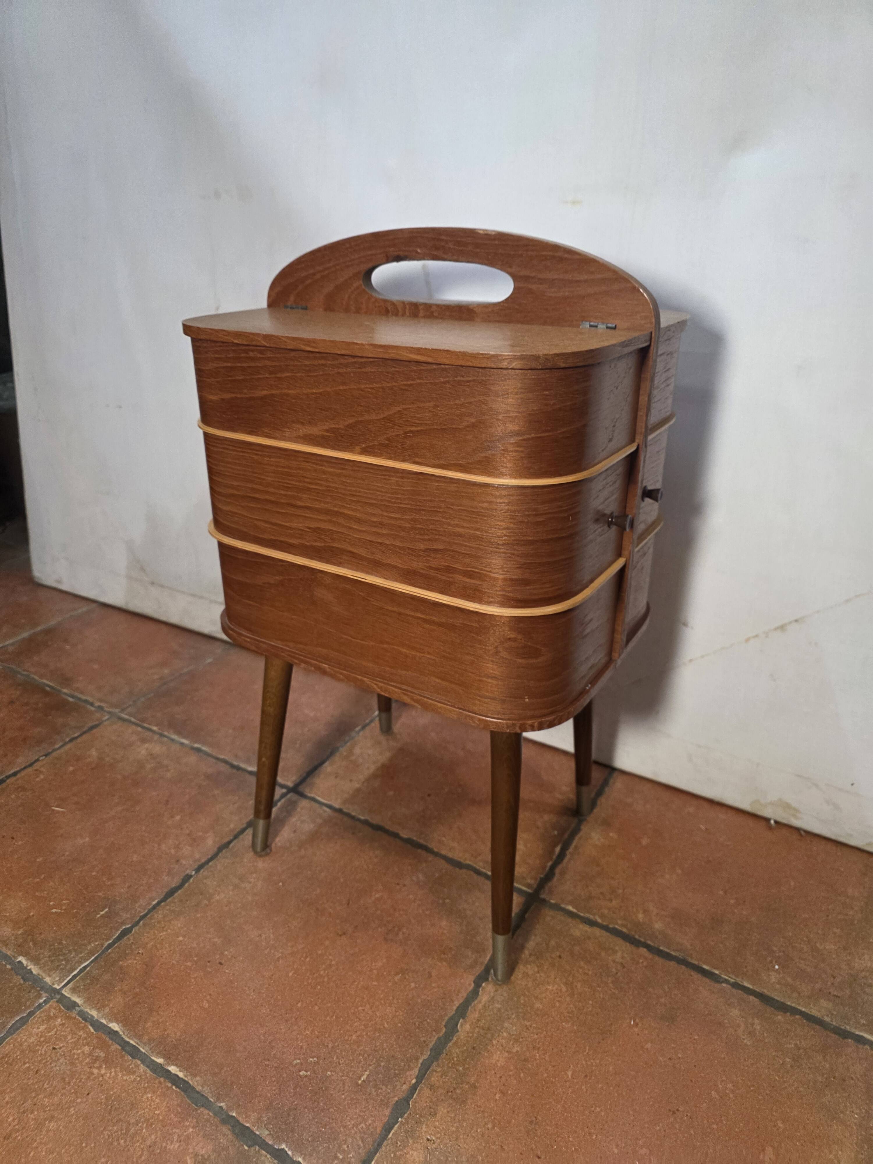Scandinavian Teak Worker, Danish Design, 1960s