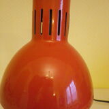 Lampe à poser émaillée vintage années 70