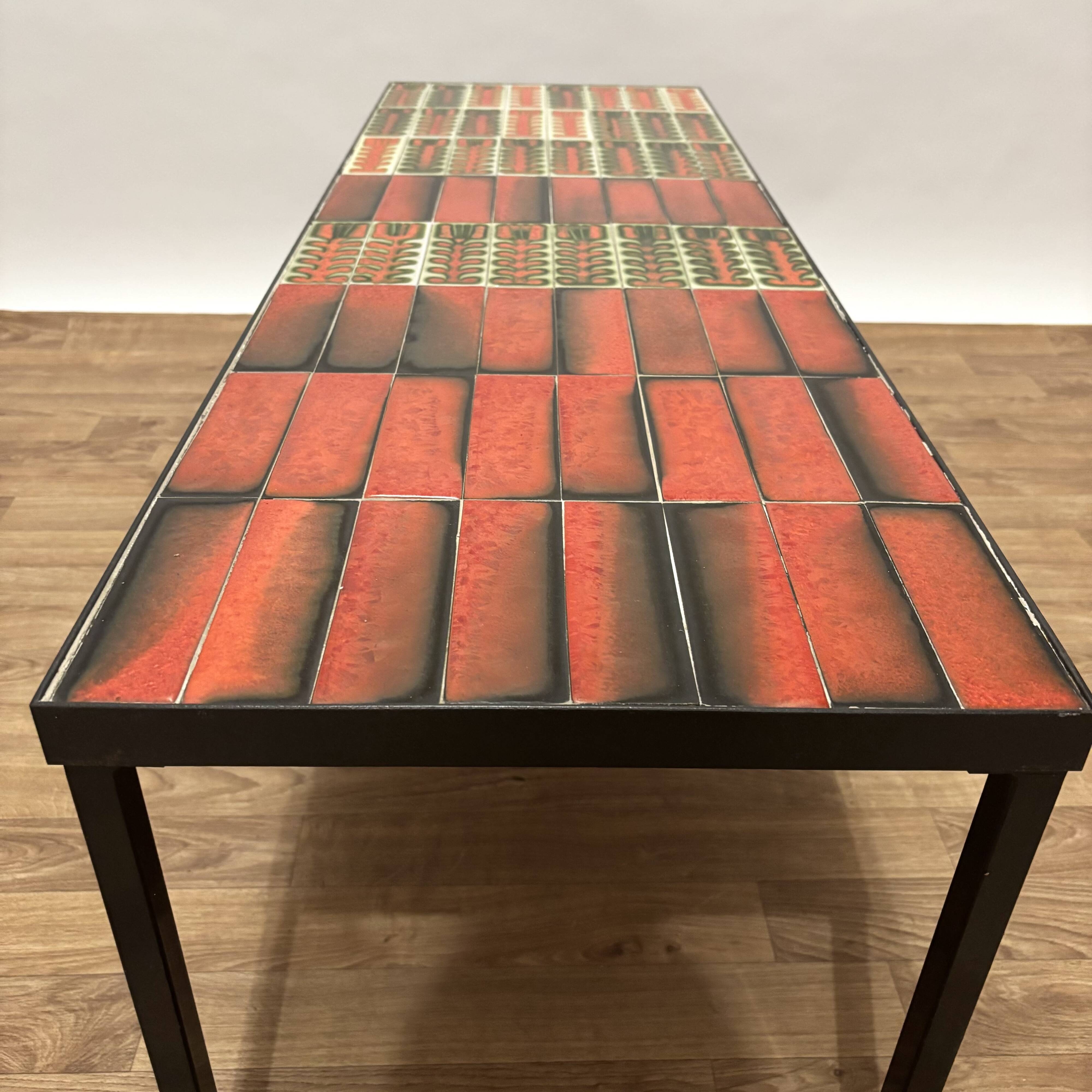 Table basse Roger Capron, années 70