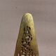 Silver cake server with gilded metal, pierced blade, 19th century.
